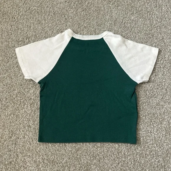 RSQ | Los Angeles Raglan Baby Tee Crop Top - Picture 2 of 4